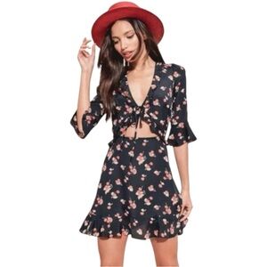 For Love And Lemons Cherry Noir mini Dress size Small